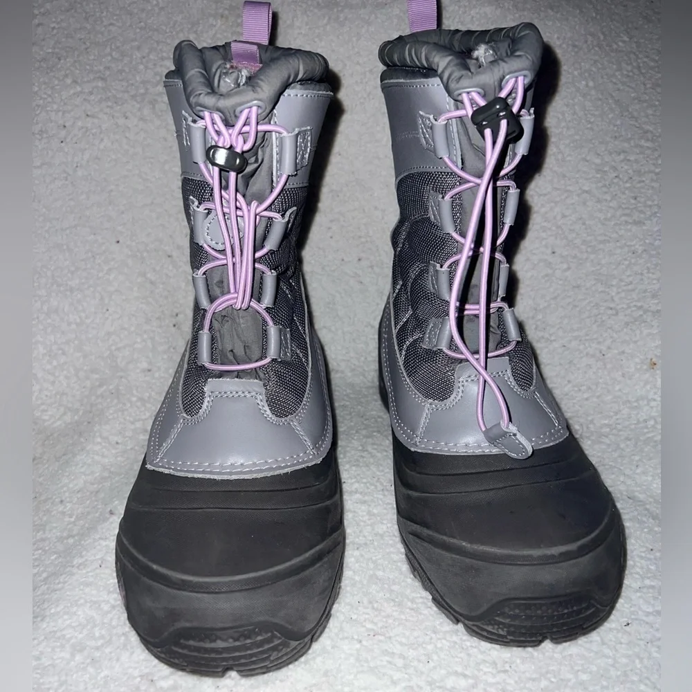 The North Face Women Alpenglow Winter Boots | Size 7 | Purple | Grey |